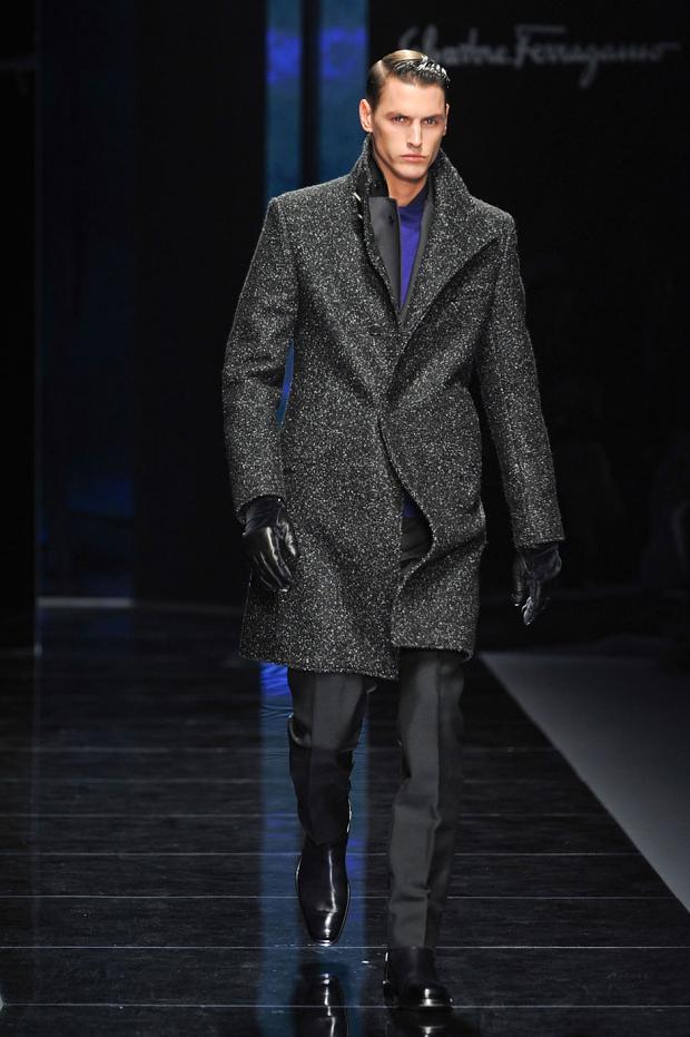 мужские пальто, плащи для мужчин, осень зима 2012, стиль, журнал, джентли, Salvatore Ferragamo