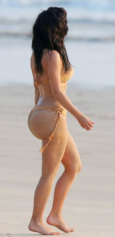 Ким Кардашьян, фото, фигура, бикини